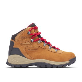 Columbia Newton Ridge Plus Waterproof Amped, Botas De Montaña Azules Rojos Para Mujer | 958104-SJF